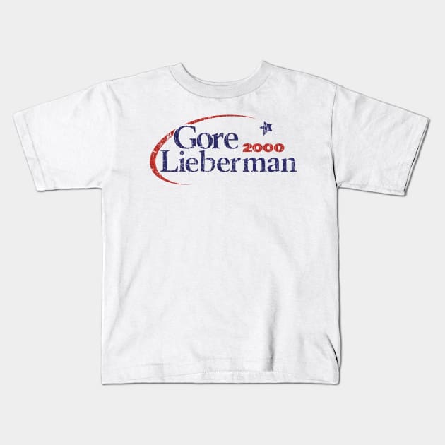 Gore Lieberman 2000 Kids T-Shirt by JCD666